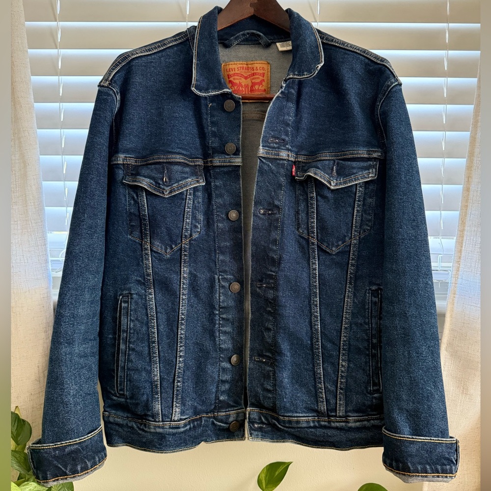 Levi's Blue Denim Jacket with Red Label